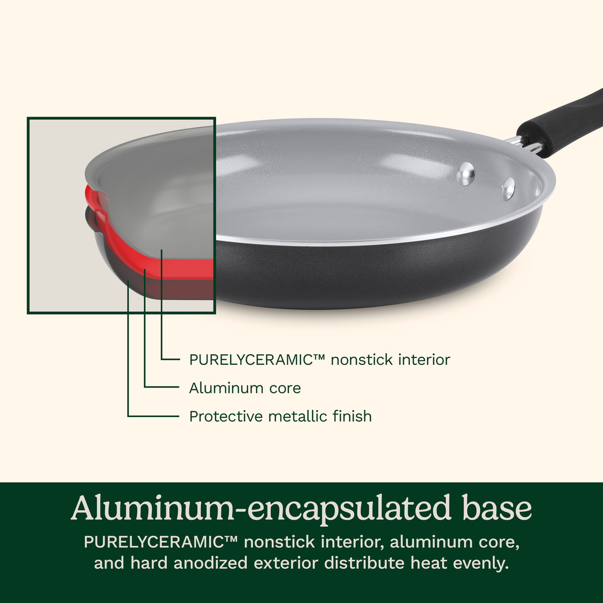 11-Piece Advantage® Ceramic Nonstick Set in Black