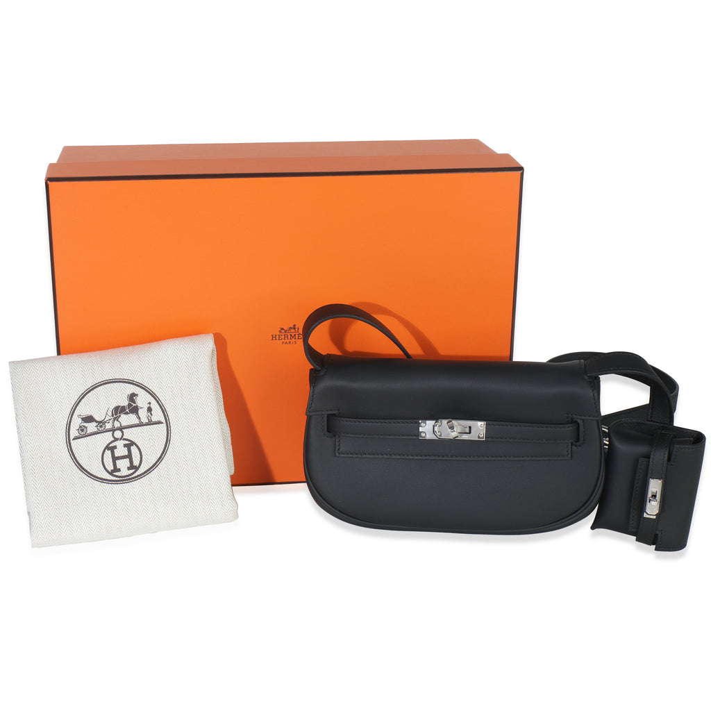 Hermes Black Swift Kelly Moove PHW