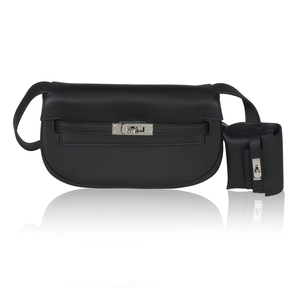 Hermes Black Swift Kelly Moove PHW