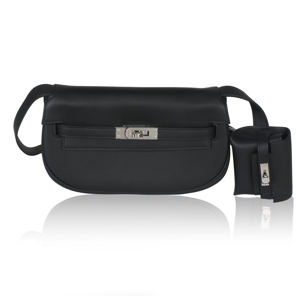 Hermes Black Swift Kelly Moove PHW