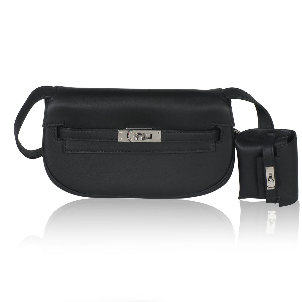 Hermes Black Swift Kelly Moove PHW