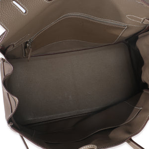 Hermes Etoupe Togo Birkin 35 PHW