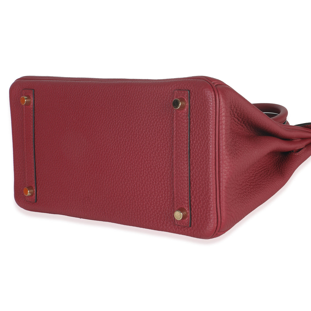Hermes Rouge Grenat Togo Birkin 30 GHW
