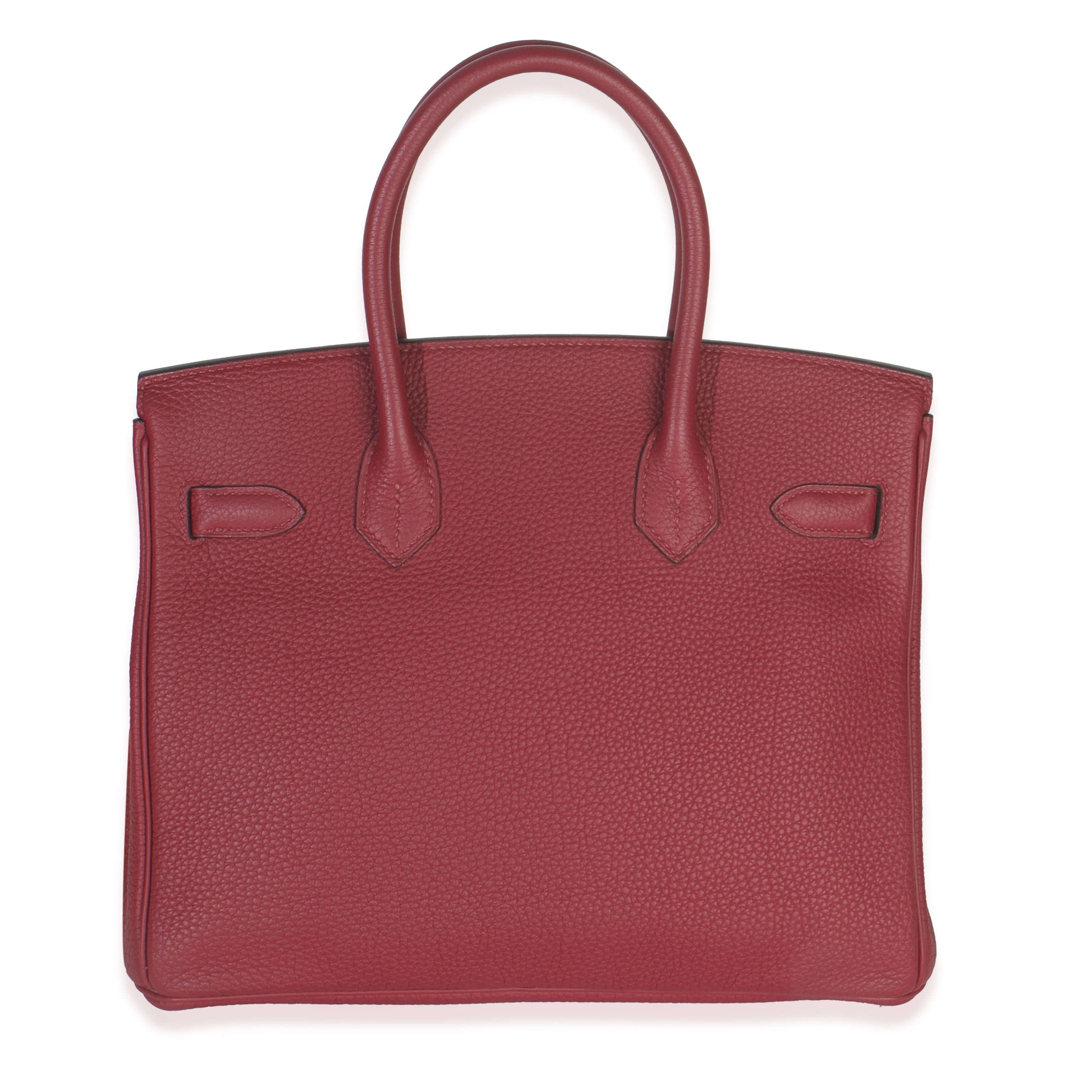 Hermes Rouge Grenat Togo Birkin 30 GHW