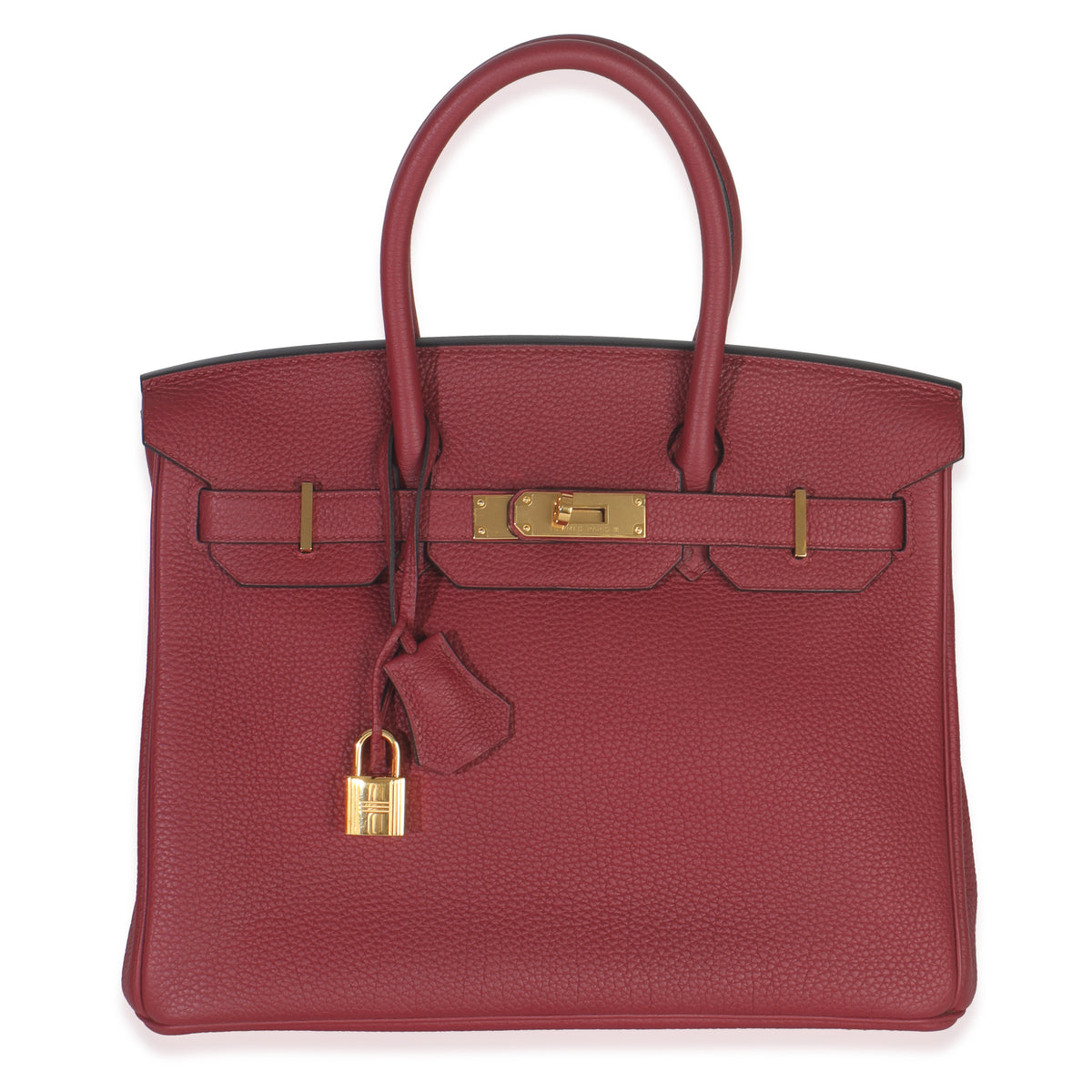 Hermes Rouge Grenat Togo Birkin 30 GHW