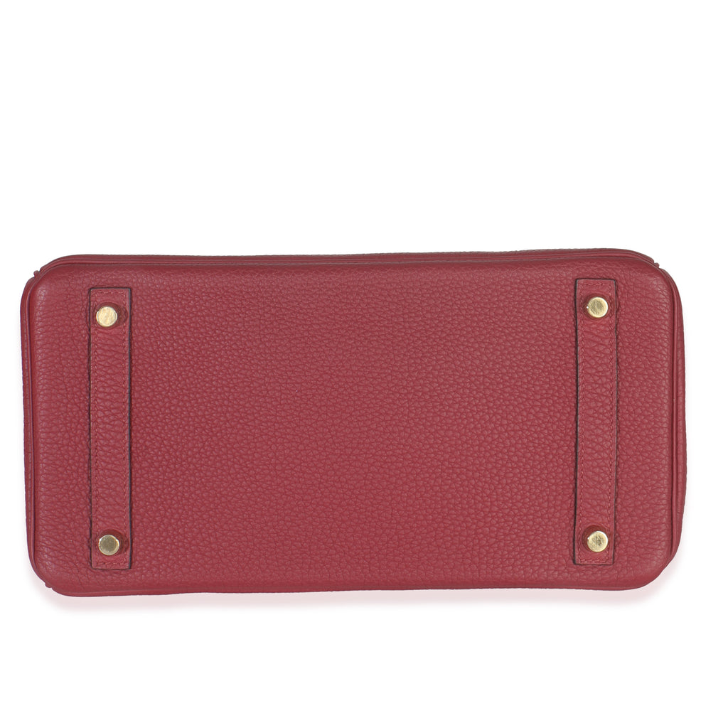 Hermes Rouge Grenat Togo Birkin 30 GHW
