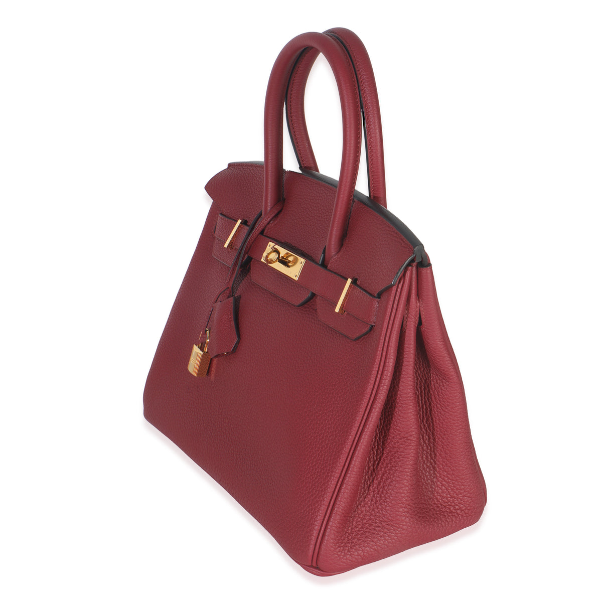 Hermes Rouge Grenat Togo Birkin 30 GHW