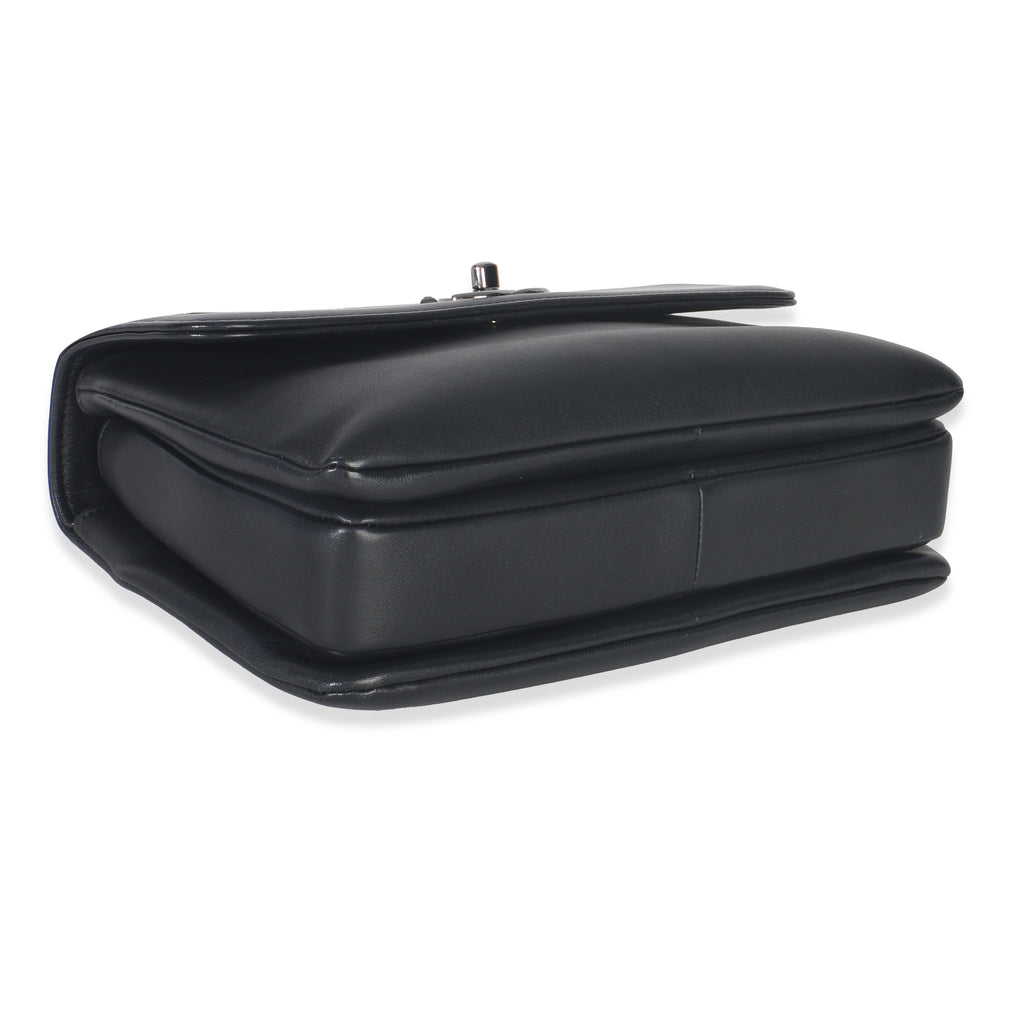 Chanel Black Calfskin Smooth Small Trendy CC Flap Bag