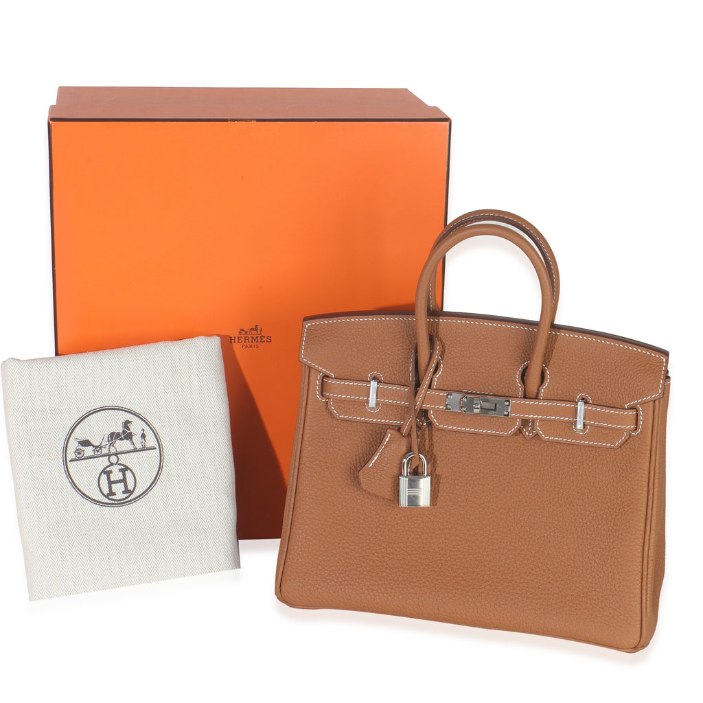 Hermes Gold Togo Birkin 25 PHW