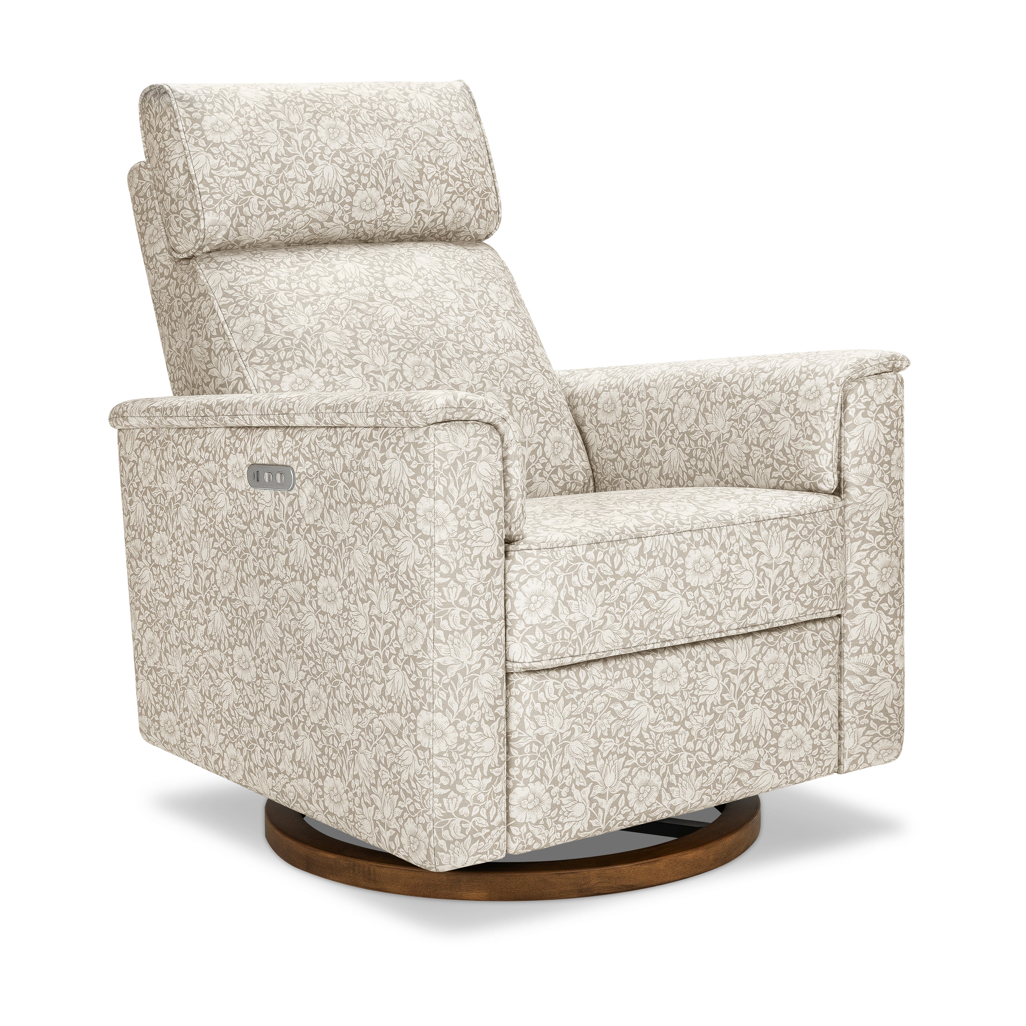Morris & Co. x Namesake Willa Plus Power Glider Recliner with Power Headrest Mallow in Ash