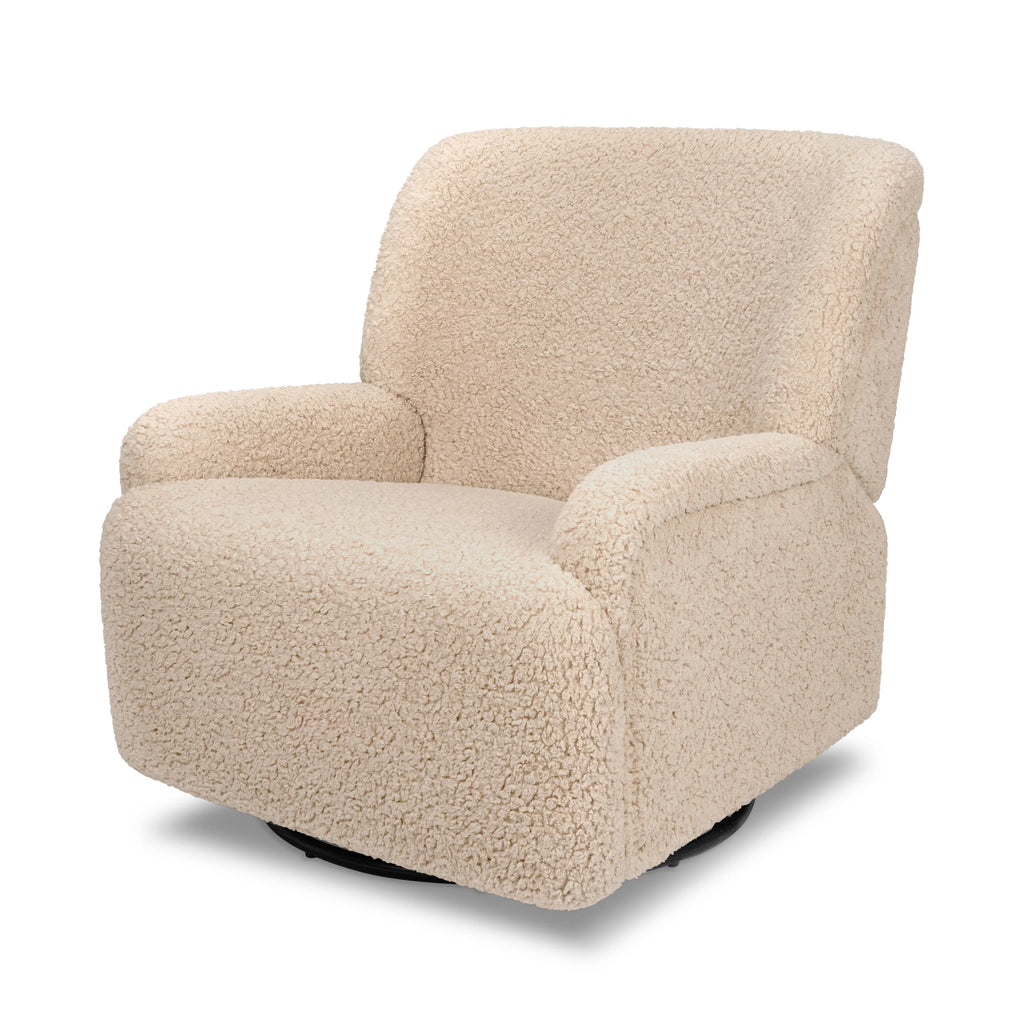 Winslow Extra Wide Recliner and Swivel Glider in Chai Shearling