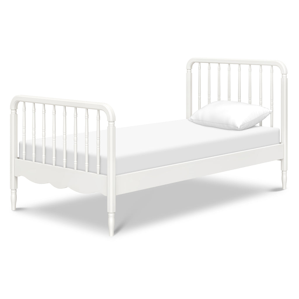 Liberty Spindle Twin Bed in Warm White
