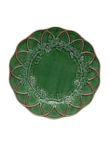 Woods Dinner Plate Green & Brown, Set of 4