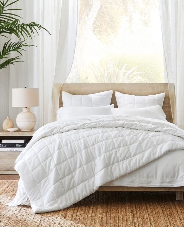 Cloud Quilted Sham - Chambray