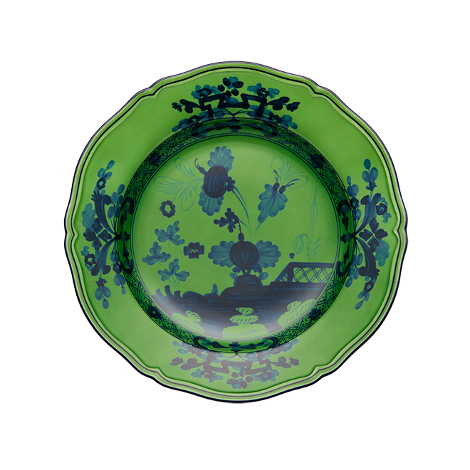 Charger plate Oriente Italiano Malachite
