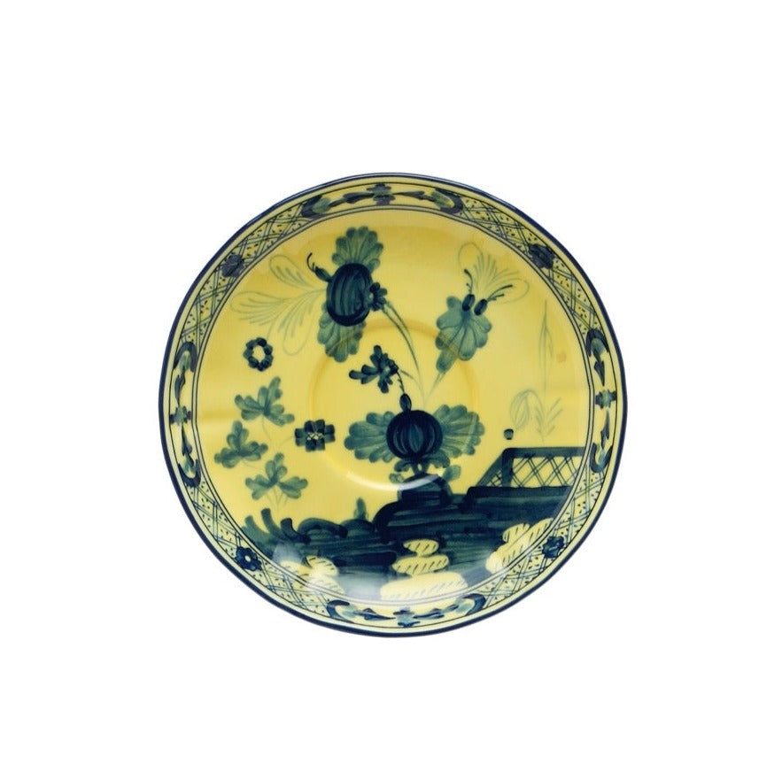 Oriente Italiano Coffee Saucer in Citrino