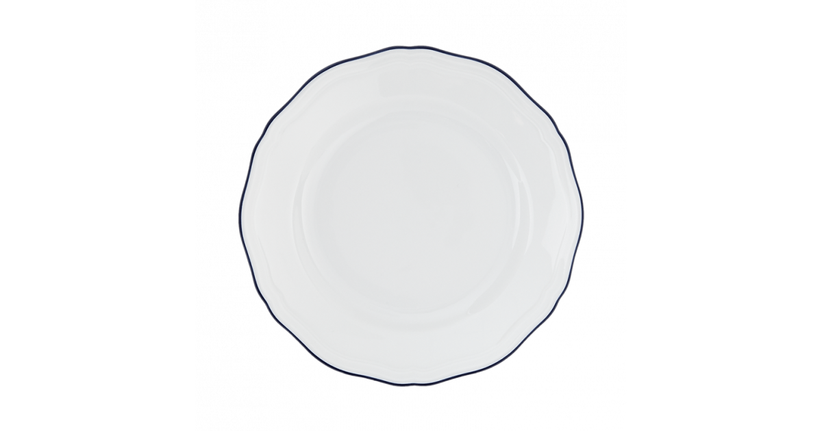 Dessert plate Corona blu cobalto - Set of six