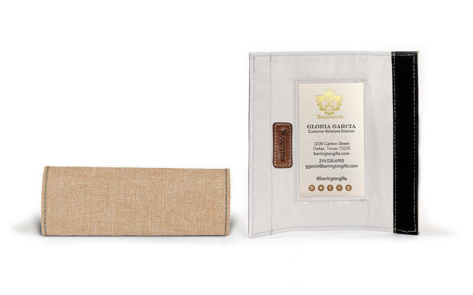 Baggage Handle Wrap - Leather Patch