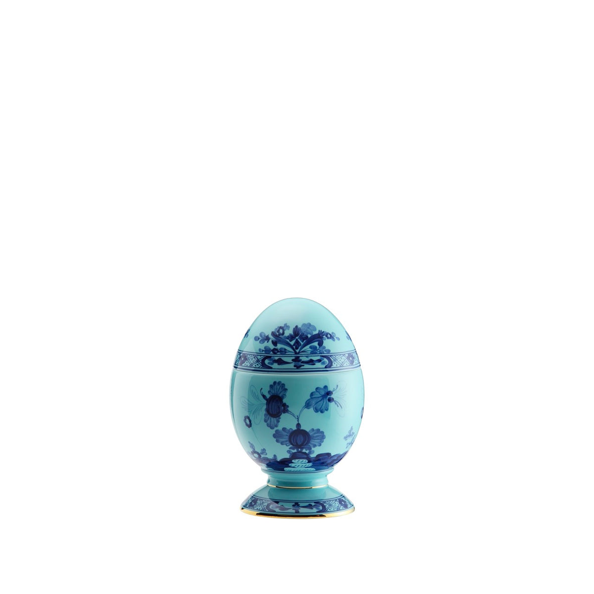 Oriente Italiano Egg With Cover in Iris