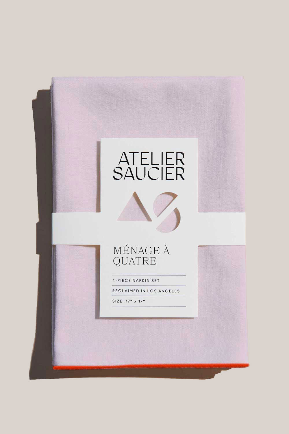 Blush Linen Orange Napkins