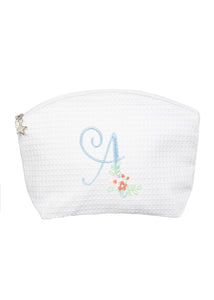 Cosmetic Waffle Weave Bag, Personalized