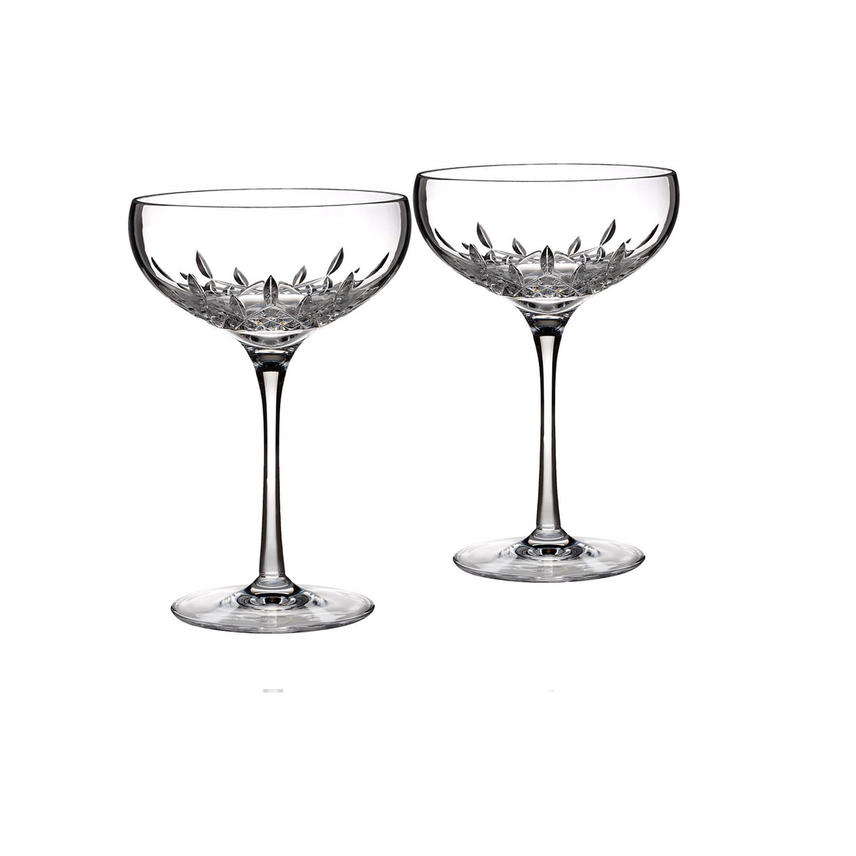 Lismore Essence Champagne Saucer 9.5 oz, Set of 2