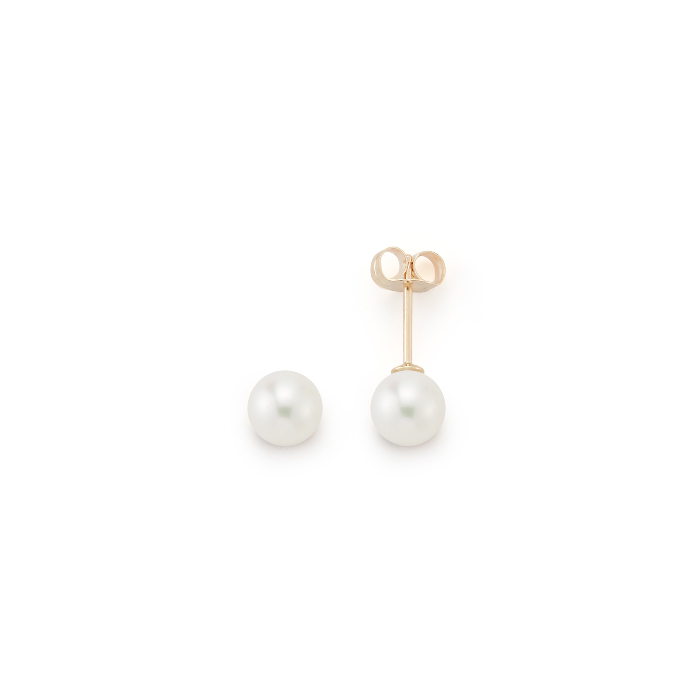 6 mm Pearl Studs