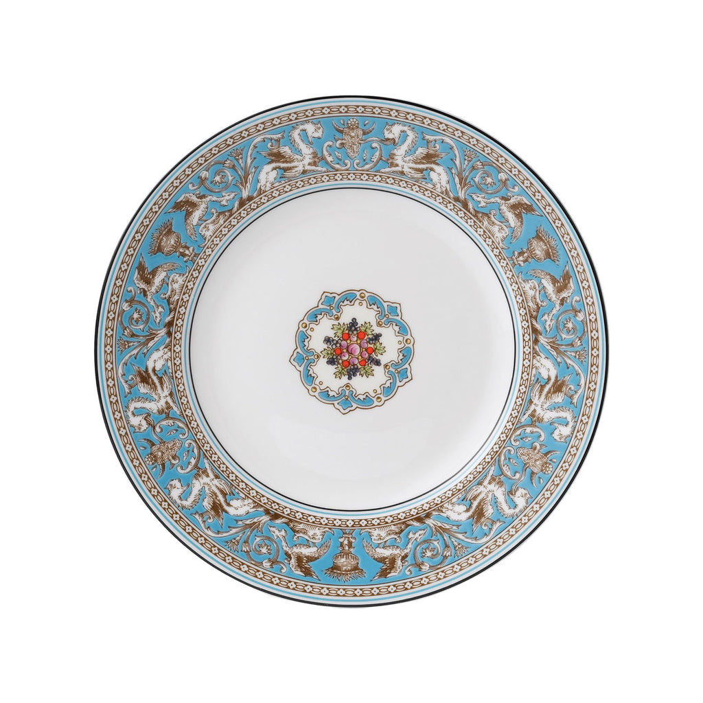 Florentine Turquoise Accent Salad Plate 9"