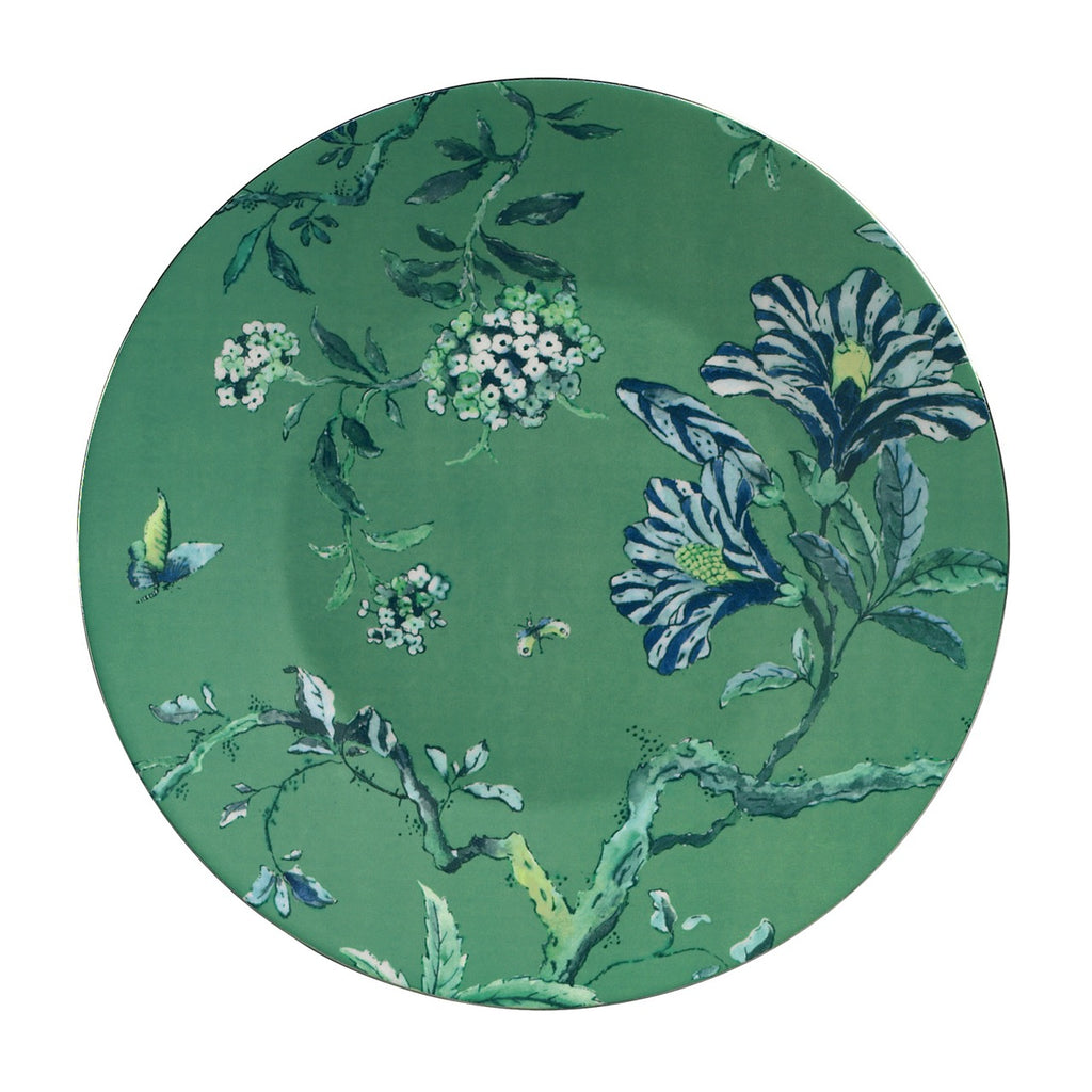 Chinoiserie Green Salad Plate 9"