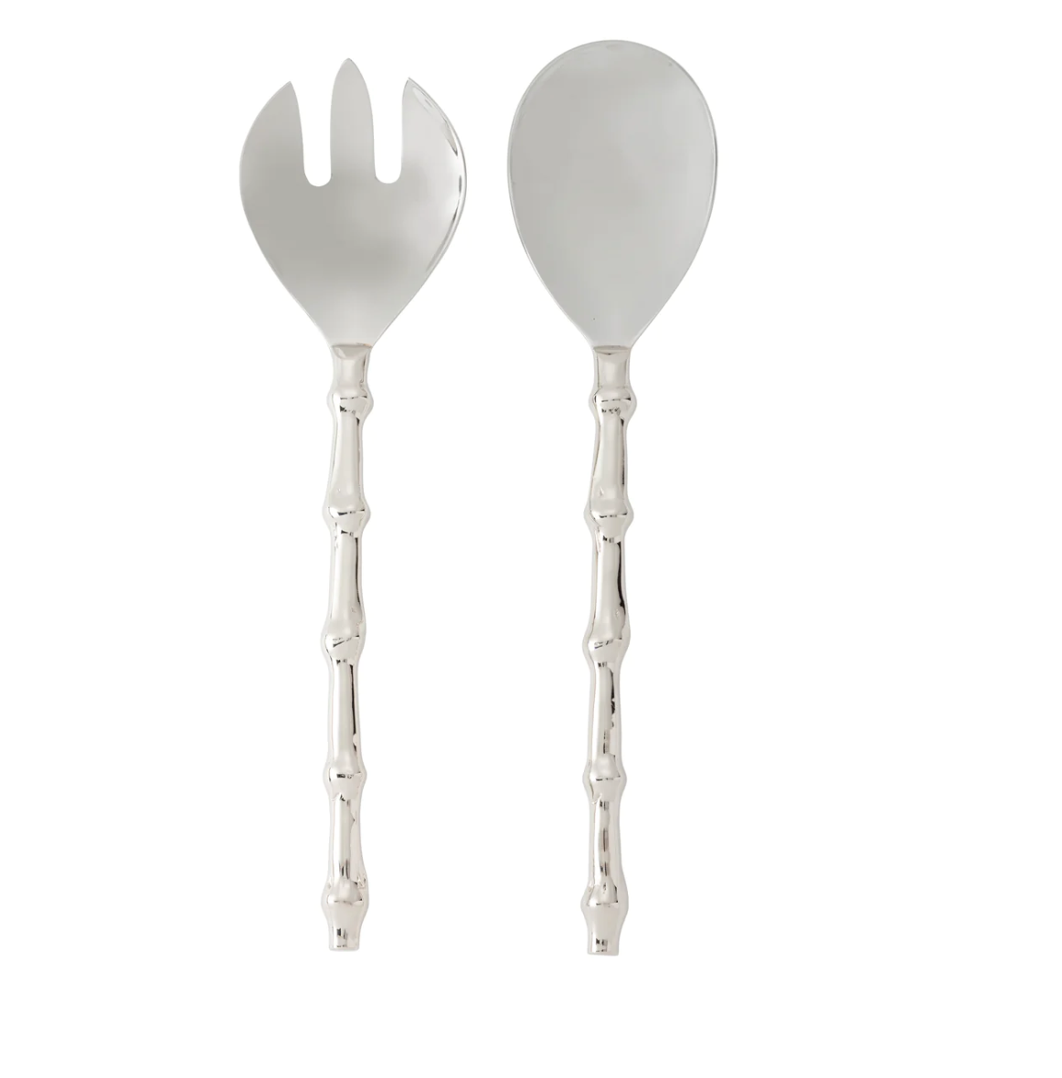 Bamboo Metal Serving Utensils