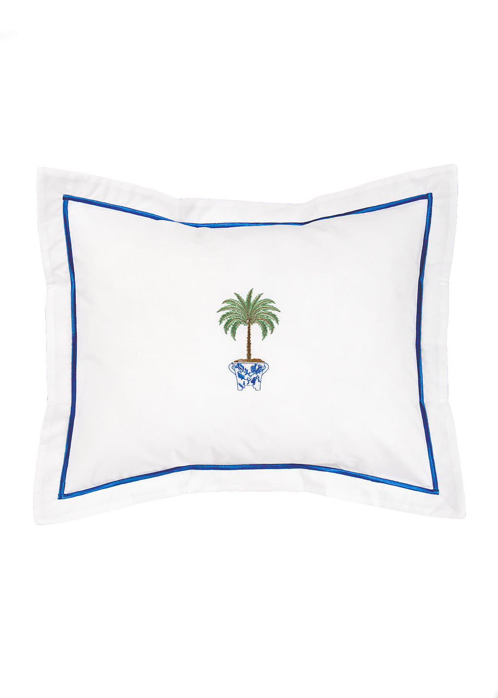 Cotton Percale Boudoir Pillow Cover