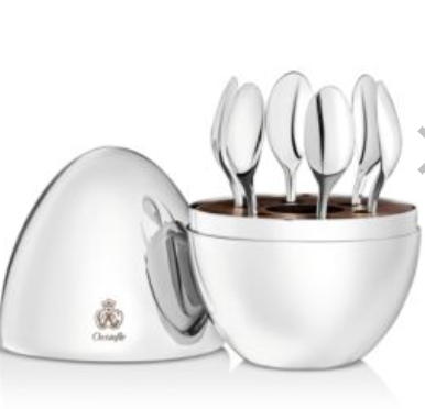 Christofle Mood Espresso Spoons, Set of 6