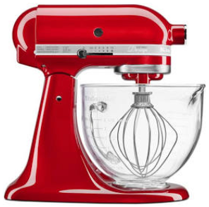 Artisan Design Series 5 Quart Tilt-Head Stand Mixer with Glass Bowl