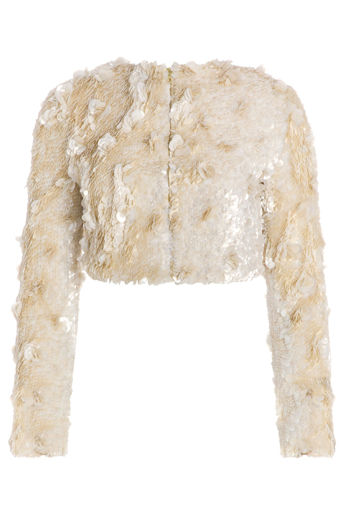 Off white best sale sequin top