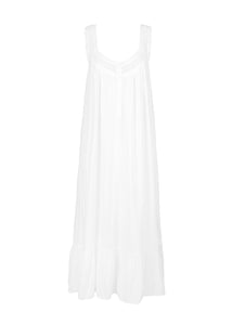 Courtney White Cotton Nightgown
