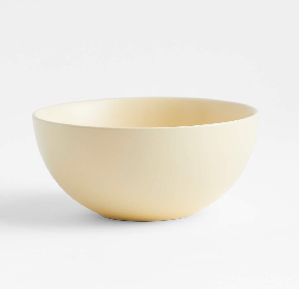 Butter Yellow Stoneware Cereal Bowl by Molly Baz