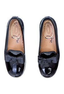 Junior Bow Patent Slipper