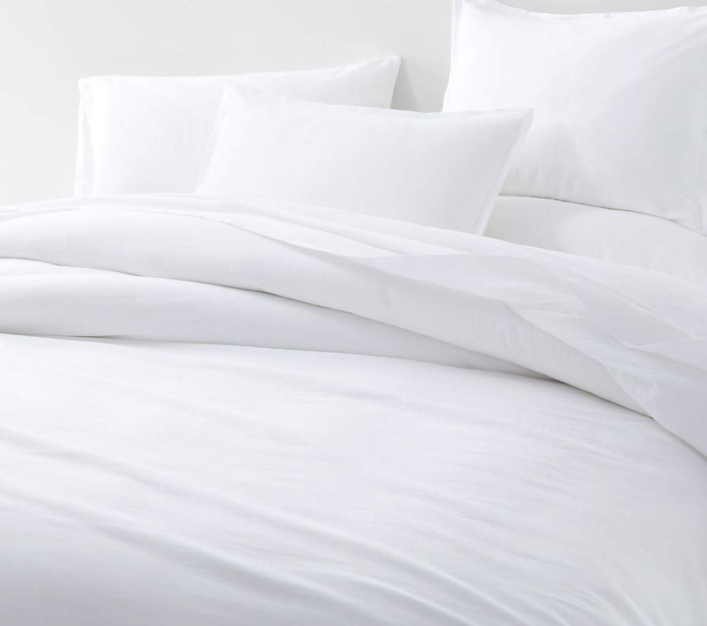 Aire Organic Cotton White Duvet Cover
