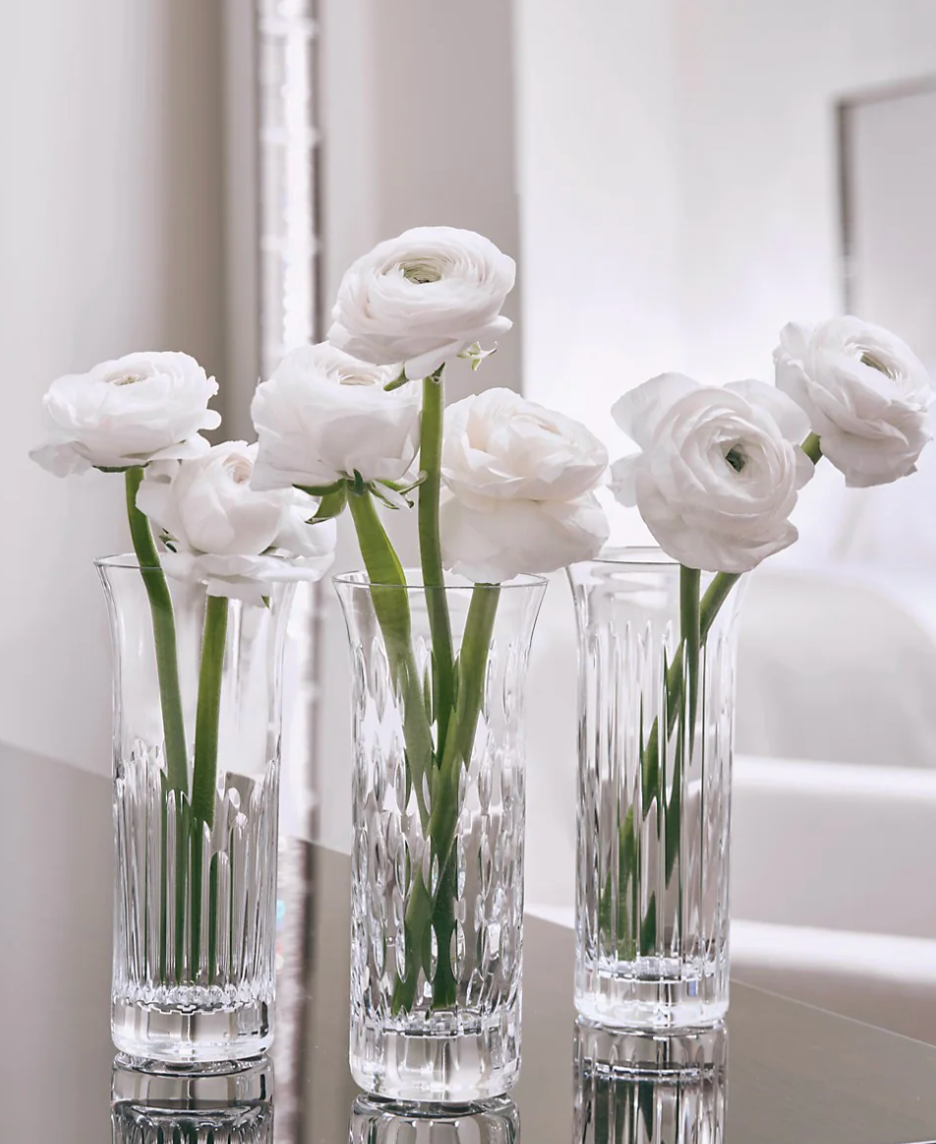 Baccarat Flora 3-Piece Bud Vase Set