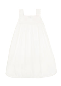 Chelsea White Cotton Dress for Girls