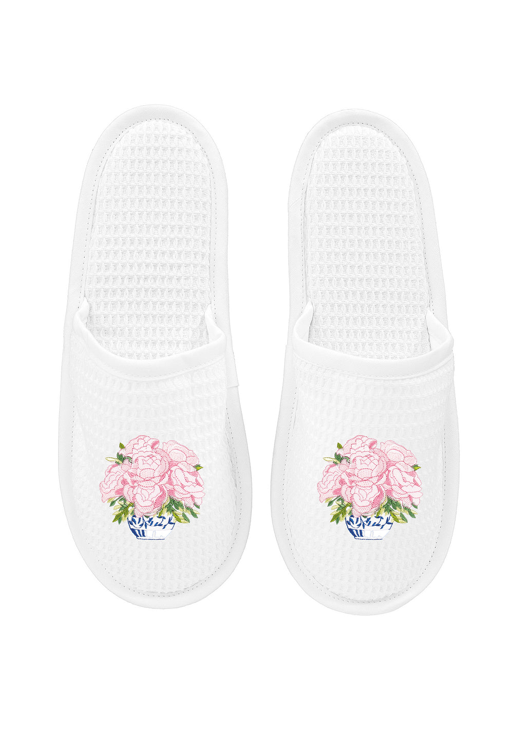 Slippers White Waffle