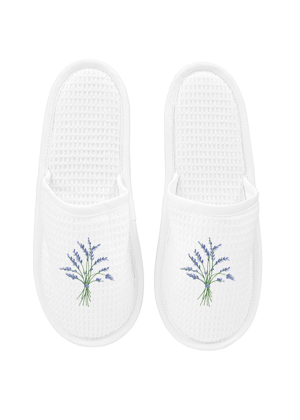 Slippers White Waffle