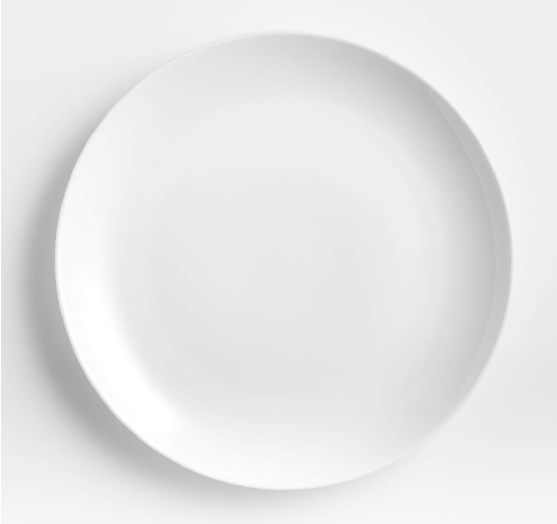 Aspen Coupe Dinner Plates 10.5", Set of Eight