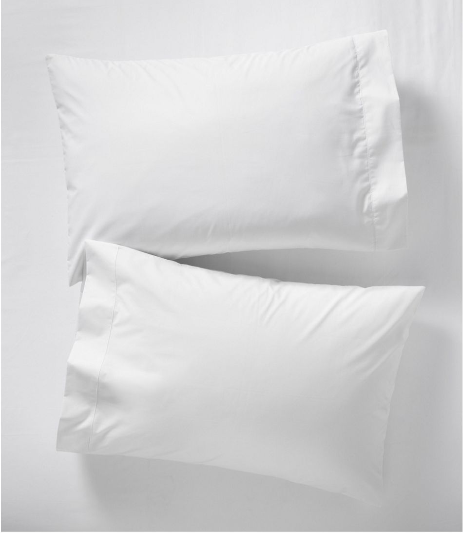 280-Thread-Count Pima Cotton Percale Pillowcases, Set of Two