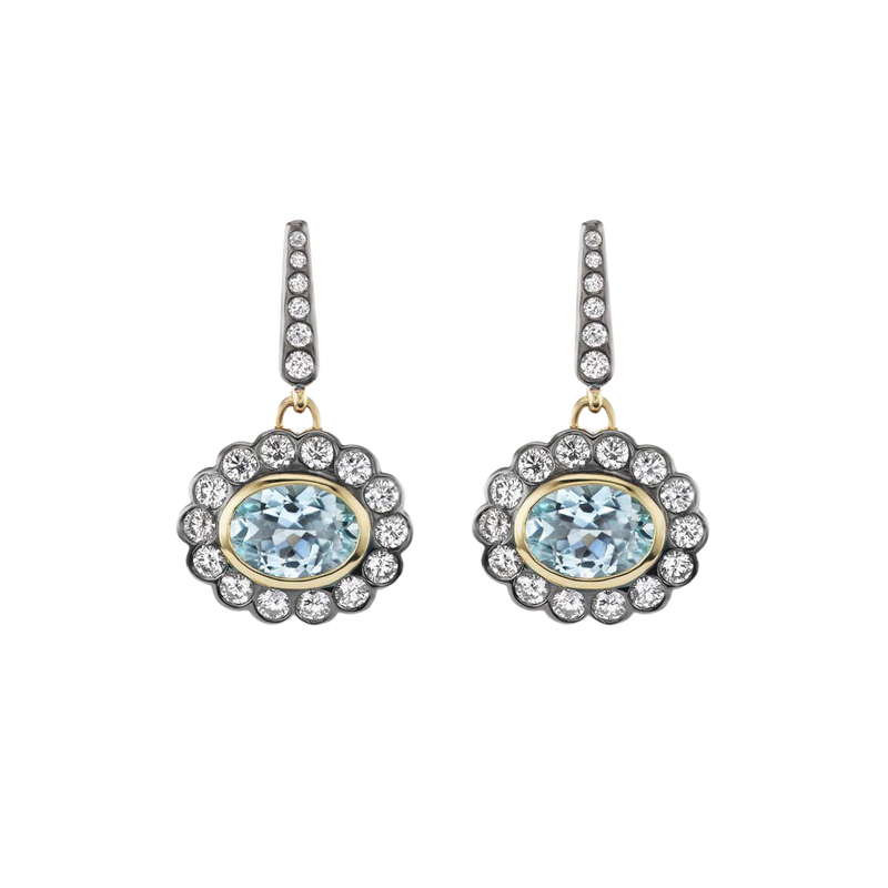 Lexie Earrings in Aquamarine