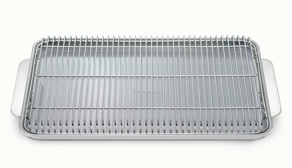 Cooling Rack + Large Baking Sheet Duo