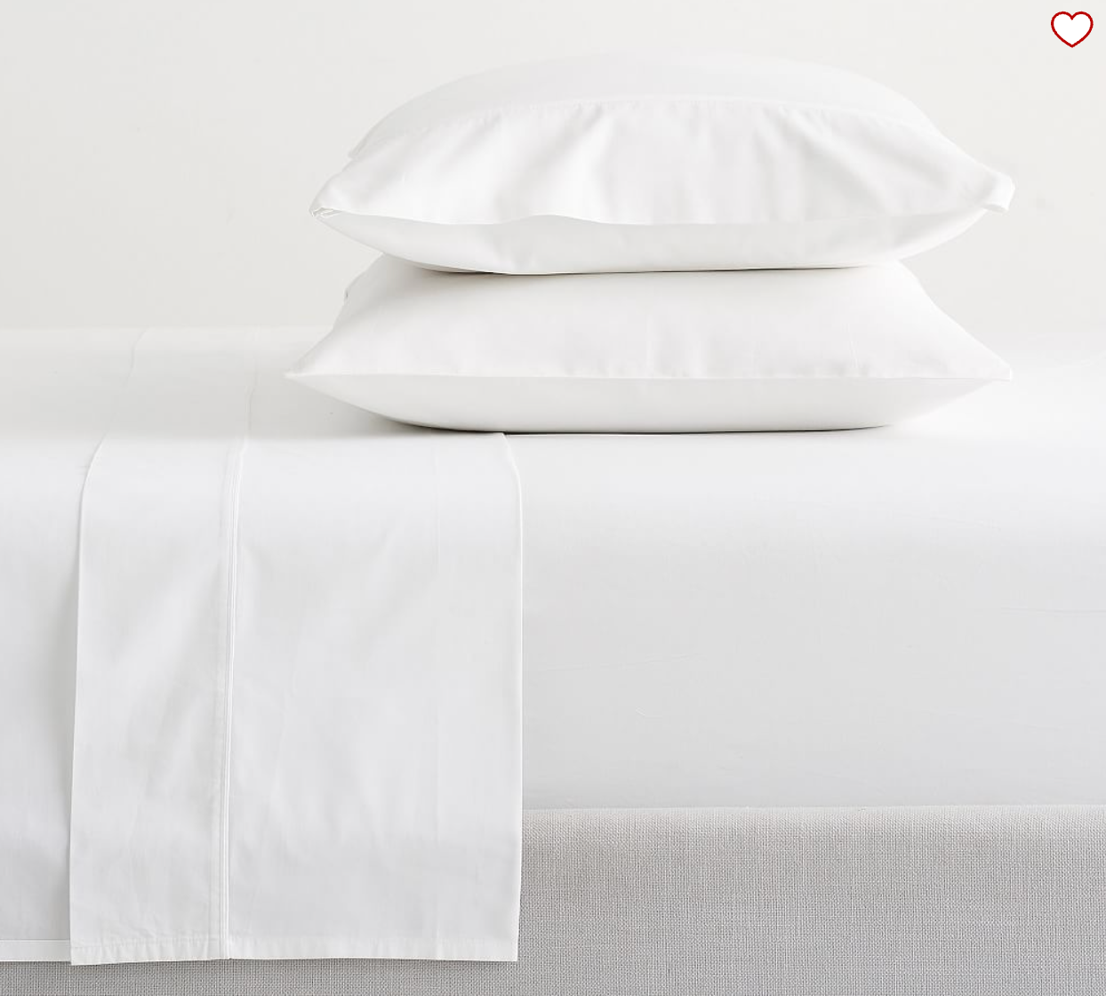 400-Thread-Count Organic Percale Sheet Set