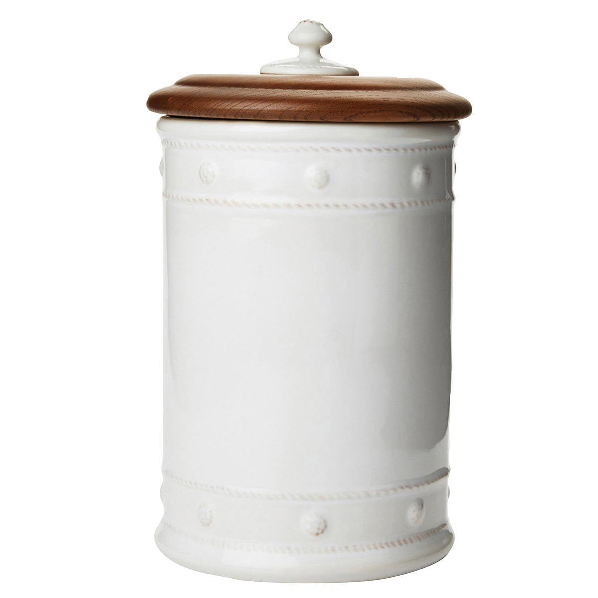 Berry & Thread Canister 11 in. - Whitewash