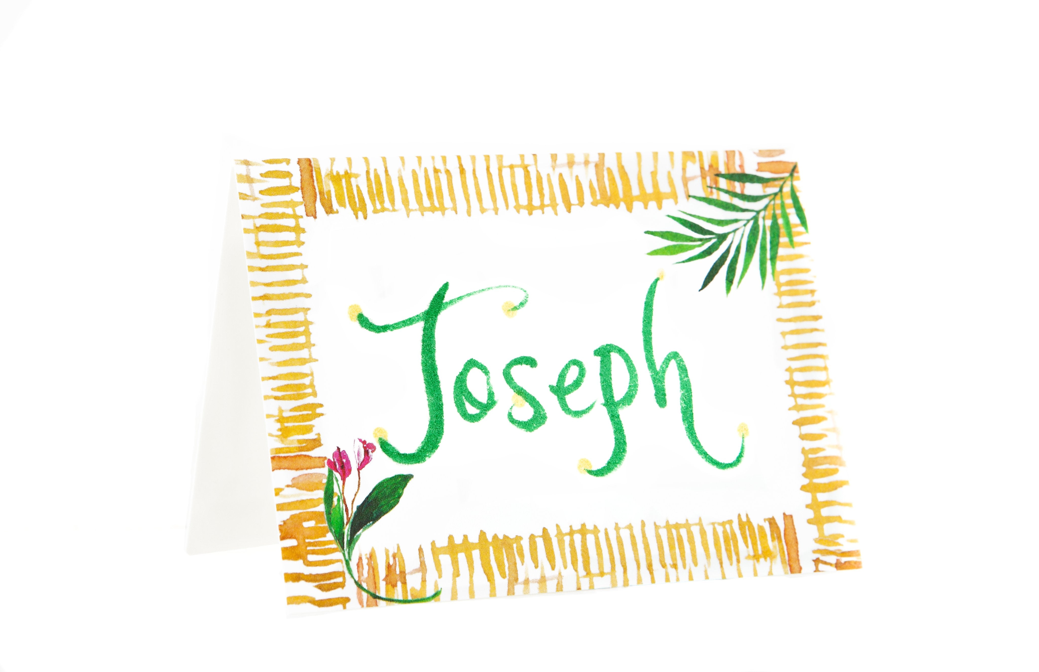 Tropical Place Cards