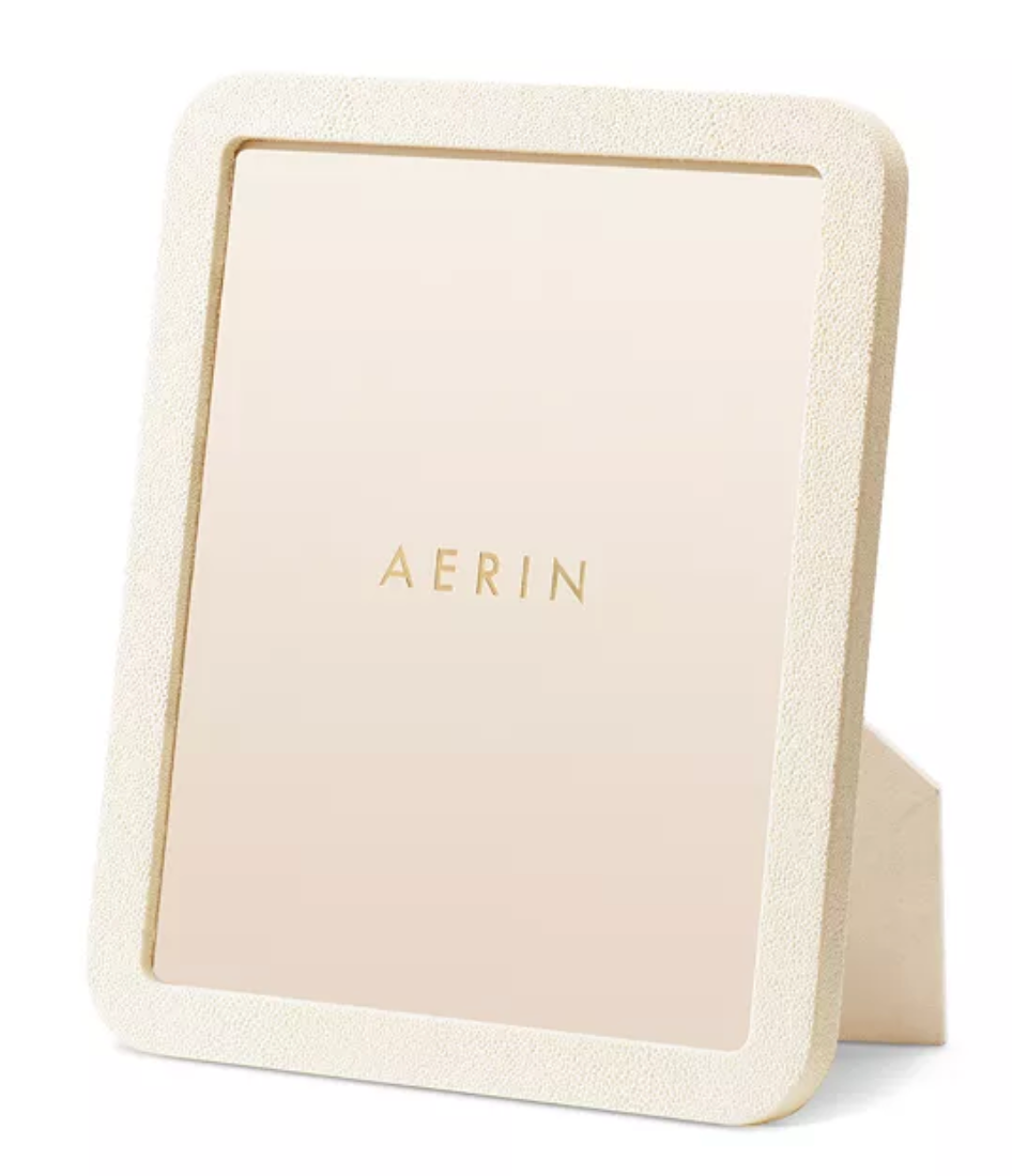 Aerin Modern Shagreen Frame 8" x 10", Cream